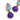 Arete bounkit amethyst turquoise